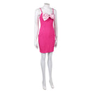 Cosplay Costume Elle Woods Elle Season 1 Silm Dress Pink Women Halloween Carnival Party Outfits