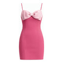Cosplay Costume Elle Woods Legally Blonde Slim Dress Pink Women Halloween Carnival Party Outfits