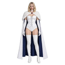 Cosplay Costume Emma Frost Fullset White Women Halloween Carnival Party Outfits