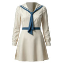 Cosplay Costume Enola Enola Holmes 3 (2026) Sailor Skirt White Women Halloween Carnival Party Outfits