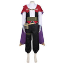 Cosplay Costume Enzo Roco Kingdom: World Fullset Red Men Halloween Carnival Party Outfits