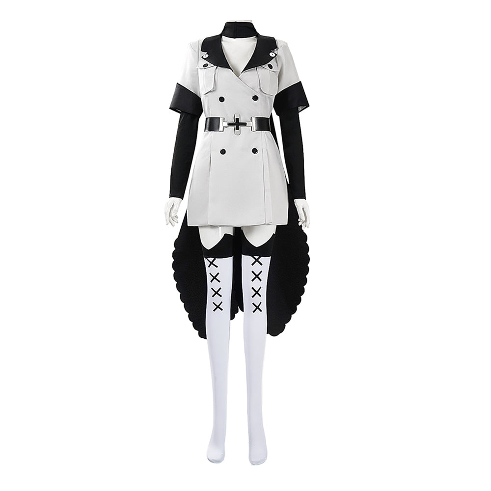 Cosplay Costume Esdeath Fullset Budget Friendly White Women Halloween Carnival Party Outfits