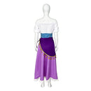 Cosplay Costume Esmeralda Dress Purple Women Halloween Carnival Party Outfits