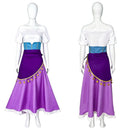 Cosplay Costume Esmeralda Dress Purple Women Halloween Carnival Party Outfits