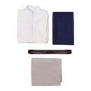 Cosplay Costume Ethan The Ninth Jedi Fullset White Men Halloween Carnival Party Outfits