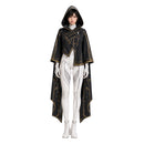 Cosplay Costume Eve Stellar Blade: Blood Rain Jumpsuit Cloak Set Black Women Halloween Carnival Party Outfits