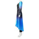 Cosplay Costume Evie Wicked Wonderland Jumpsuit Cape Set Blue Women Halloween Carnival Party Outfits