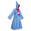 Cosplay Costume Fairy Godmother Fullset Dress Blue Women Halloween Carnival Party Outfits