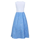 Cosplay Costume Fairy Godmother Fullset Dress Blue Women Halloween Carnival Party Outfits