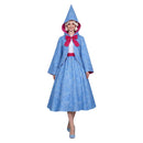 Cosplay Costume Fairy Godmother Fullset Dress Blue Women Halloween Carnival Party Outfits