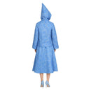 Cosplay Costume Fairy Godmother Fullset Dress Blue Women Halloween Carnival Party Outfits