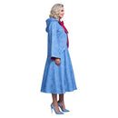 Cosplay Costume Fairy Godmother Fullset Dress Blue Women Halloween Carnival Party Outfits