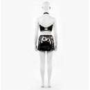 Cosplay Costume Felicia Sexy Top Skirt Black Women Halloween Carnival Party Outfits