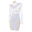 Cosplay Costume Female Viltrumite Invincible Season 4 Vilturm Empire Sexy Slim Top White Women Halloween Carnival Party Outfits