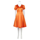 Cosplay Costume Frankenstein's Bride The Bride Dress Orange Women Halloween Carnival Party Outfits