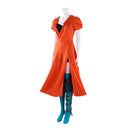 Cosplay Costume Frankenstein's Bride The Bride! 2026 Fullset Dress Orange Women Halloween Carnival Party Outfits