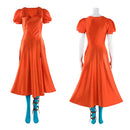 Cosplay Costume Frankenstein's Bride The Bride! 2026 Fullset Dress Orange Women Halloween Carnival Party Outfits