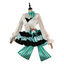 Cosplay Costume Haruka Arknights Vernal Voyage Top Skirt Fullset Green Women Halloween Carnival Party Outfits