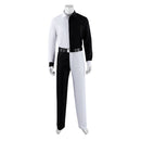 Cosplay Costume Harvey Dent Suit Black and White Men Halloween Carnival Party Outfits