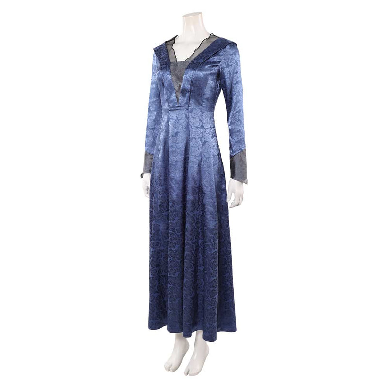 helaena targaryen blue dress Cosplay Costume House of the Dragon Season 3 Women Halloween Carnival Party Outfits Princess