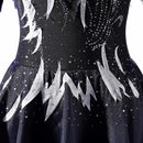 Cosplay Costume Hikaru Kamisaki Medalist Skating Skirt Fullset Black Women Halloween Carnival Party Outfits