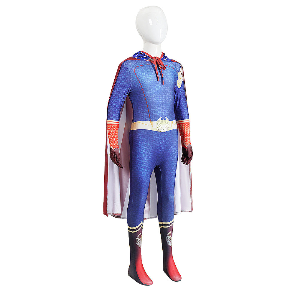 Cosplay Costume Homelander The Boys Season 5 Jumpsuit Blue Kids ...