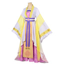 Cosplay Costume Huang Linglin Though I Am an Inept Villainess Gown Yellow Women Halloween Carnival Party Outfits
