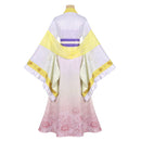 Cosplay Costume Huang Linglin Though I Am an Inept Villainess Gown Yellow Women Halloween Carnival Party Outfits