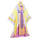 Cosplay Costume Huang Linglin Though I Am an Inept Villainess Gown Yellow Women Halloween Carnival Party Outfits