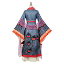 Cosplay Costume Huang Linglin Though I Am an Inept Villainess Hanfu Court Gown Gray Women Halloween Carnival Party Outfits