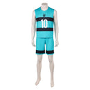 Cosplay Costume Isagi Yoichi BLUE LOCK (2026) Vest Shorts Team Sportwear Blue Men Halloween Carnival Party Outfits
