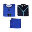 Cosplay Costume Isagi Yoichi Blue Lock Live Action Team Sportswear Blue Men Halloween Carnival Party Outfits