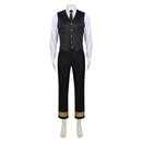 Cosplay Costume Itecho Kangetsu Agents of the Four Seasons Suit Uniform Black Men Halloween Carnival Party Outfits
