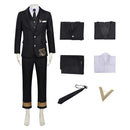 Cosplay Costume Itecho Kangetsu Agents of the Four Seasons Suit Uniform Black Men Halloween Carnival Party Outfits