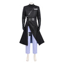 Cosplay Costume Ivan Alien Stage Coat Pants Set Black Men Halloween Carnival Party Outfits