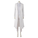 Cosplay Costume Ivan Alien Stage Trench Coat Stage Set WHite Men Halloween Carnival Party Outfits