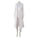 Cosplay Costume Ivan Alien Stage Trench Coat Stage Set WHite Men Halloween Carnival Party Outfits
