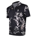 Cosplay Costume Jason Duva GTA VI Hawaii Shirt Black Men Halloween Carnival Party Outfits