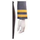 Cosplay Costume Jean Coat Top Pants Set Yellow Women Halloween Carnival Party Outfits