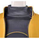 Cosplay Costume Jean Coat Top Pants Set Yellow Women Halloween Carnival Party Outfits