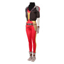 Cosplay Costume Jean Jacket Jumpsuit Fullset Red Halloween Carnival Party Outfits