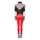 Cosplay Costume Jean Jacket Jumpsuit Fullset Red Halloween Carnival Party Outfits