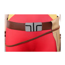 Cosplay Costume Jean Jacket Jumpsuit Fullset Red Halloween Carnival Party Outfits