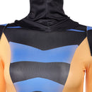 Cosplay Costume Jean Jumpsuit Headwear Set Printed Orange Women Halloween Carnival Party Outfits