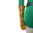 Cosplay Costume Jean Mask Jumpsuit Set Green Women Halloween Carnival Party Outfits