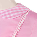 Cosplay Costume Jenny The Rocky Horror Picture Show Coat Dress Set Pink Women Halloween Carnival Party Outfits