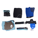 Cosplay Costume Jett Valorant Fullset Budget Friendly Blue Women Halloween Carnival Party Outfits