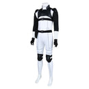 Cosplay Costume Jirou Azuma Black Torch Jumpsuit Set White Men Halloween Carnival Party Outfits