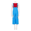 Cosplay Costume Jo Overall Shirt Set Blue Women Halloween Carnival Party Outfits