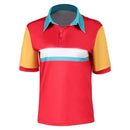 Cosplay Costume Jo Work Polo Shirt Red Women Halloween Carnival Party Outfits